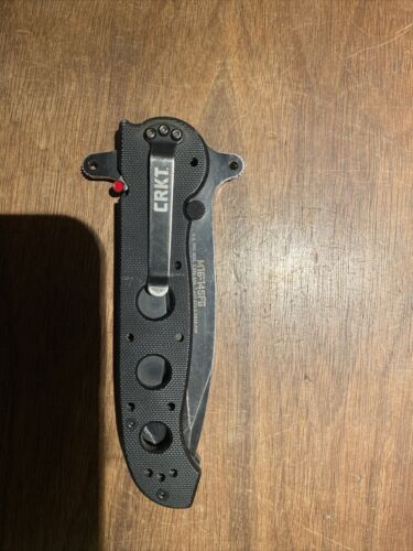 CRKT M16-14SFG Pocket Knife Tanto Combo Liner Lock G10 Carson Design