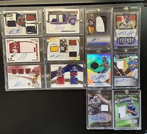 HUGE NFL AUTO, Relic, RC & Star Lot💥See All Pics! #d Cards, SSP, Color,Look!🔥✅