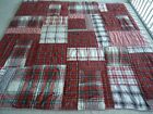 RARE Pottery Barn Queen Flannel Quilt Red/Gray