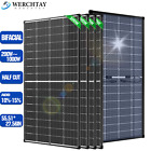 200W 400W 600W 1000Watt Solar Panel Bifacial 12V Mono Battery Home PV Power Boat