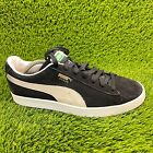 Puma Suede Classic 21 Mens Size 11 Black White Athletic Shoes Sneakers 374915-01
