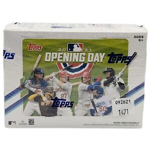 2021 Topps Opening Day Baseball - Blaster Box - Factory Sealed - Autographs