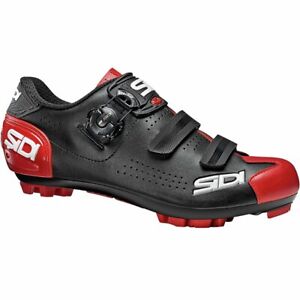 Sidi Men's Trace 2 Mountain Bike MTB Shoes Black/Red EUR 42 / US 8