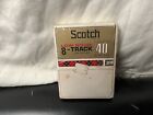 NEW OLD STOCK SEALED BLANK 8-TRACK RECORDING CASSETTE SCOTCH 40 MINUTES Sealed