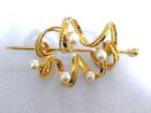 Kanzashi  Gold Pearl Majeste Hair Ornament Barrette Pin From Japan