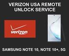 Samsung Unlock Service, Samsung Note 10, Note 10 Plus, 5G, 9v