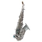 Eastern music Yani style full silver plated Curved Soprano Saxophone soprano sax