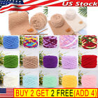 2+2 100G skeins yarn Chunky Crochet chenille Milk Soft Baby velvet Knitting Wool