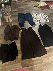 Huge Lot Of 6 Womens Clothes Sizes 34/36,4x, 30/32w, & 4