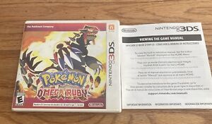 Pokémon Omega Ruby  Nintendo 3DS 2014 Case and Manual Only