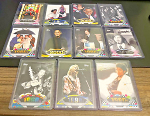 2011 TOPPS AMERICAN PIE NEAR COMPLETE SET BOX 250 CARDS JOBS SEINFELD MJ RELICS+
