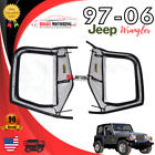 97-06 Factory Oem Jeep Wrangler TJ Upper Half Left & Right Door Pair | No Tint U (For: More than one vehicle)