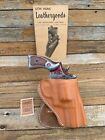 Don Hume H720 OT Brown Leather Paddle Holster For Dan Ruger S&W K Revolver 2.5