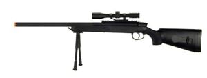 UKARMS Spring Powered SR2 Gun Bolt Action Replica Sniper Rifle w/Bipod ZM-51