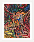 New ListingAlien Art Print Giclee Wall Art - Weird Art by  James Homer Brown