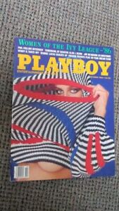 PLAYBOY MAGAZINE October 1986 - KATHERINE HUSHAW C/F, PHIL COLLINS Interview