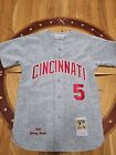 Authentic Jersey Cincinnati Reds Road 1969 Johnny Bench Mitchell & Ness Size 40