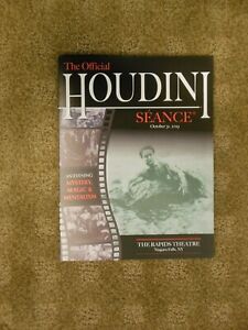 2019 The Official Houdini Seance Program - held in Niagara Falls. NEW. free post