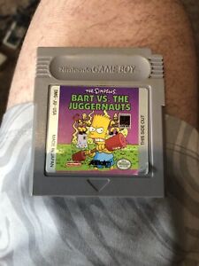 Simpsons: Bart vs. The Juggernauts (Nintendo Game Boy, 1992) Used