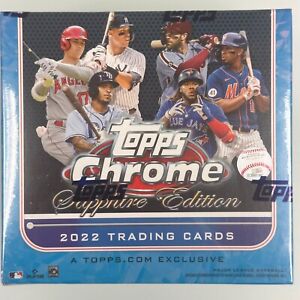New Listing2022 Topps Chrome Sapphire Baseball Hobby Box Sealed Rodriguez RC Year