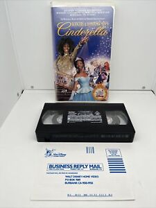 Rodgers And Hammerstein’s CINDERELLA VHS VCR Disney Whitney Houston Brandy 1997