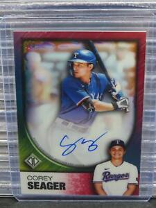New Listing2023 Topps Transcendent Corey Seager Red Refractor Chrome Icons Auto #1/5