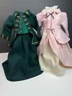 American Girl Felicity Elizabeth Riding Outfit LOT~Green/Pink Retired AG PC tags