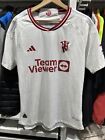 Adidas Manchester United Away White Jersey 23/24 Size Large (Slim Fit)