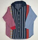 Boyfriend Oversized Cardigan Grandpa Style Button Up Sweater Retro Funky