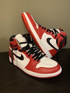 Nike Air Jordan 1 Chicago Lost & Found Custom Paint (High OG Heritage) Size 9.5