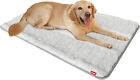 Dog Bed Crate Mat, Soft Plush Dog Bed Pad Machine Washable Crate Pad 48