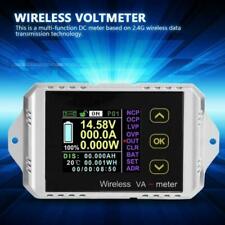WWireless DC 0~400V 0~300A LCD Digital Combo Panel Volt Amp Power Watt Meter New