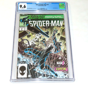 Web of Spider-man #31 Marvel 1Comics 1987 Kraven CGC 9.6 NM+ White Pages