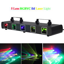 5 Lens RGBYC DJ Laser Stage Light LED Projector Stage Light DMX DJ Disco Show