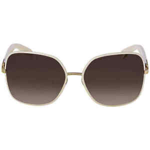 Salvatore Ferragamo Brown Square Ladies Sunglasses SF150S 721 59 SF150S 721 59