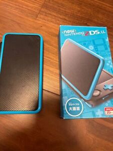 New Nintendo 2DS XL LL Console Charger Japanese ver Black Turquoise