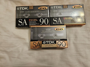 TDK SA90 x 3 New & Sealed