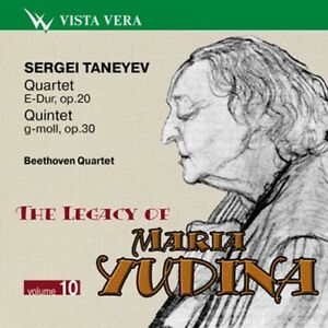 MARIA YUDINA paino Legacy Vol.10 Taneyev / Beethoven Quartet CD NEW SEALED