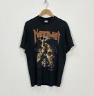 Vintage 1998 Manowar Hell On Stage Tour Heavy Metal Rock Black T-shirt...