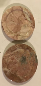 Marble Coasters From Pakistan Set Of Two!!