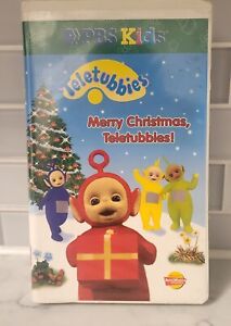 Teletubbies VHS Merry Christmas, Teletubbies!  Red Cassette 1999 Rare Tested
