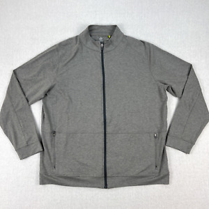 Tasc Jacket Shirt Mens XXL Bamboo Performance Technology Full-Zip Gray Stretch