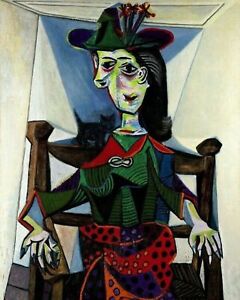 Dora Maar Au Chat by Pablo Picasso art painting print