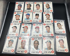 1968 Topps Baseball Card Game 18/33 Partial Set  Mays, Torre, Alou All Different