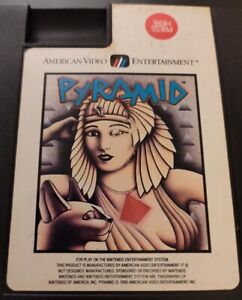 Pyramid Nintendo Entertainmet Video Game 1992 NES Working Cartridge & Manual