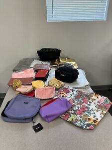 Wholesale Lot of 20 New Totes, Shoppers, Cosmetic,  Train Cases , Makeup bags!