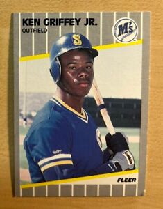 Ken Griffey Jr 1989 Fleer Rookie Card #548