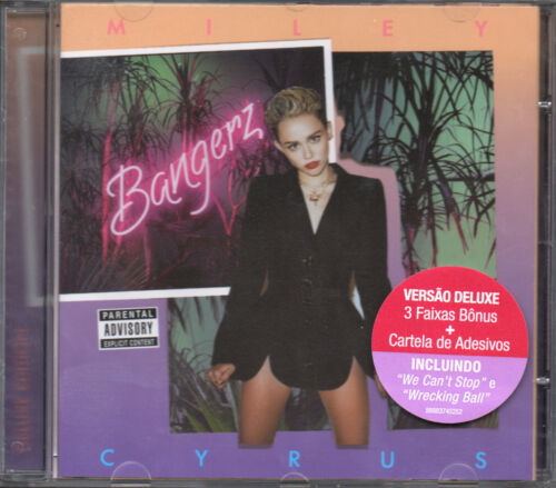 Miley Cyrus CD Bangerz Deluxe Edition Brand New Sealed W/Sticker MAde In Brazil