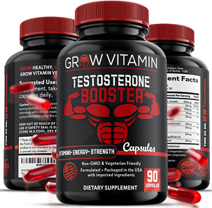 Men's Test Booster - Stamina, Endurance, Energy & Strength Booster Grow Vitamin