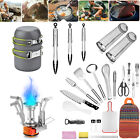 Camping Cookware Kit Portable Cooking Equipment Pot Set Outdoor Hiking Picnic